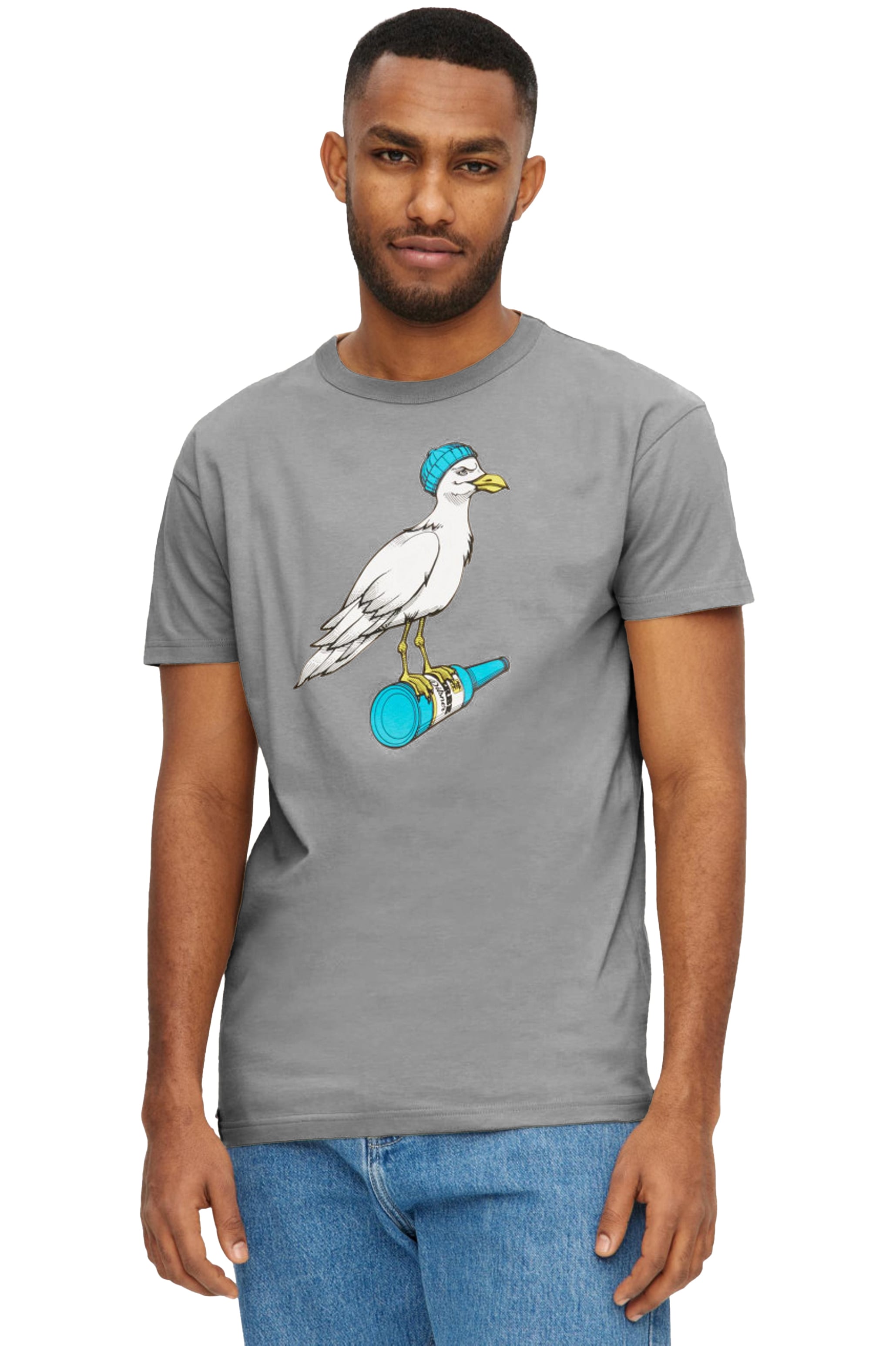 HERREN T-SHIRT STURMMÖWE (M-04-TS-0930-0197)
