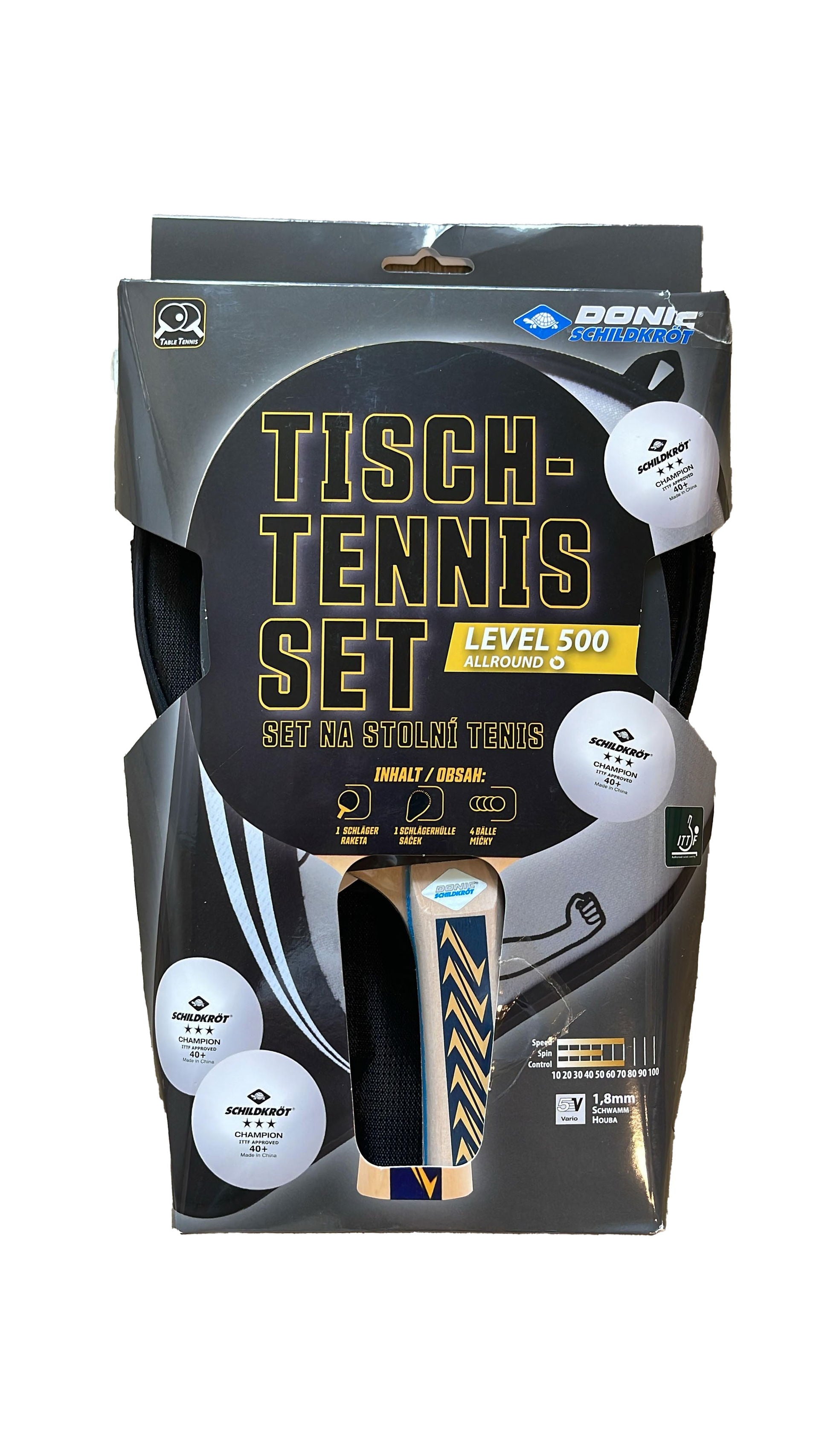 ZESTAW PALETEK DO TENISA STOŁOWEGO TT-SET 500 (788452-000) ZESTAW PALETEK DO TENISA STOŁOWEGO TT-SET 500 (788452-000)