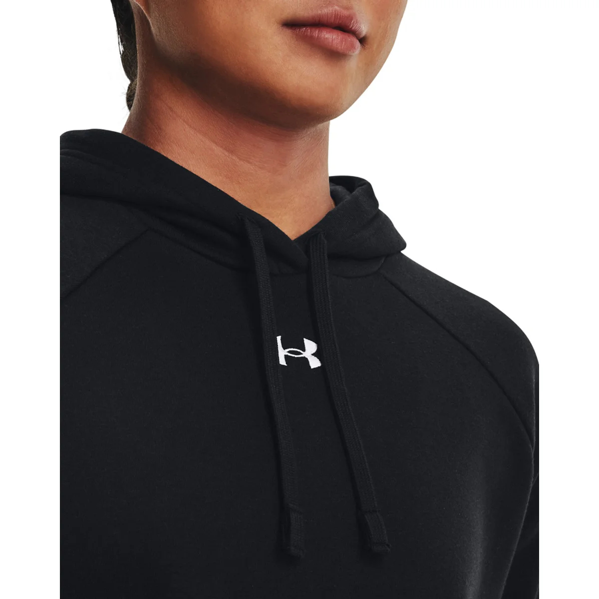 DAMEN HOODIE UA RIVAL FLEECE (1379500-001)