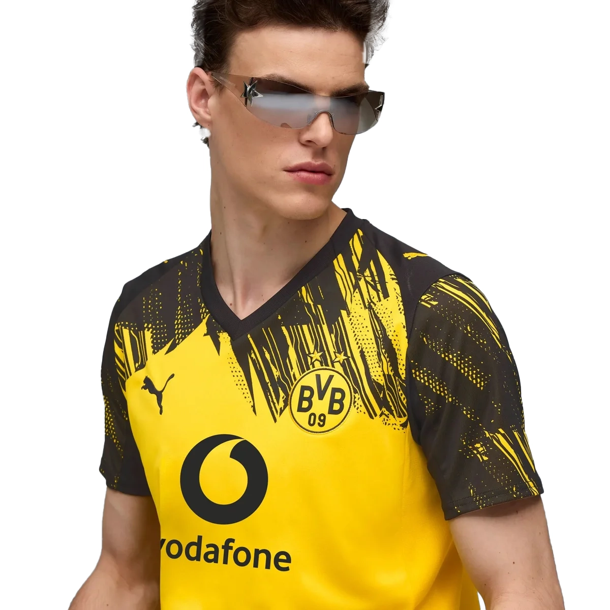 MĘSKA KOSZULKA KIBICA BVB – DOMOWA REPLIKA Z LITERĄ S (946437-01) MĘSKA KOSZULKA KIBICA BVB – DOMOWA REPLIKA Z LITERĄ S (946437-01)