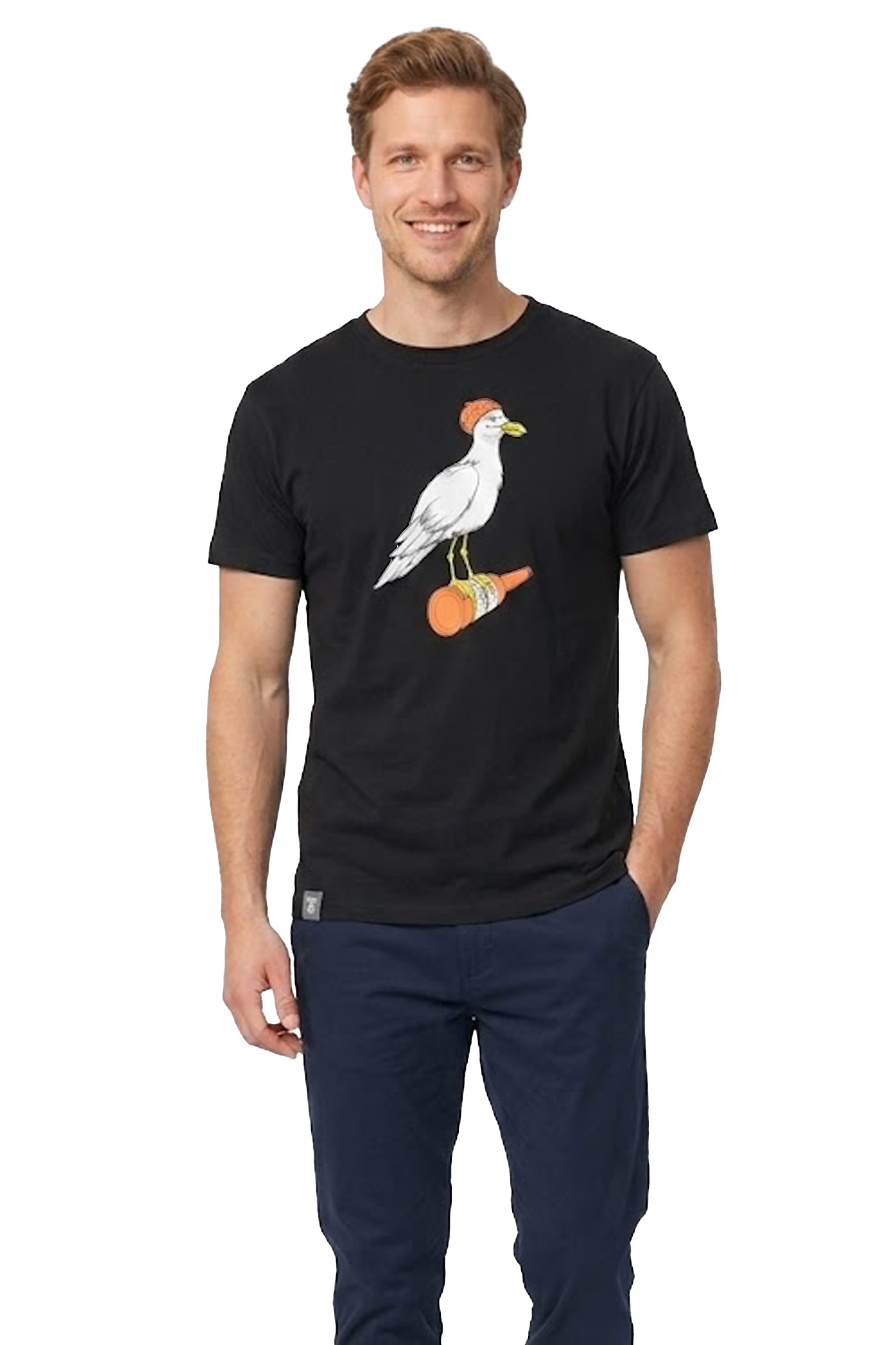HERREN T-SHIRT STURMMÖWE (M-04-TS-0920-0385)