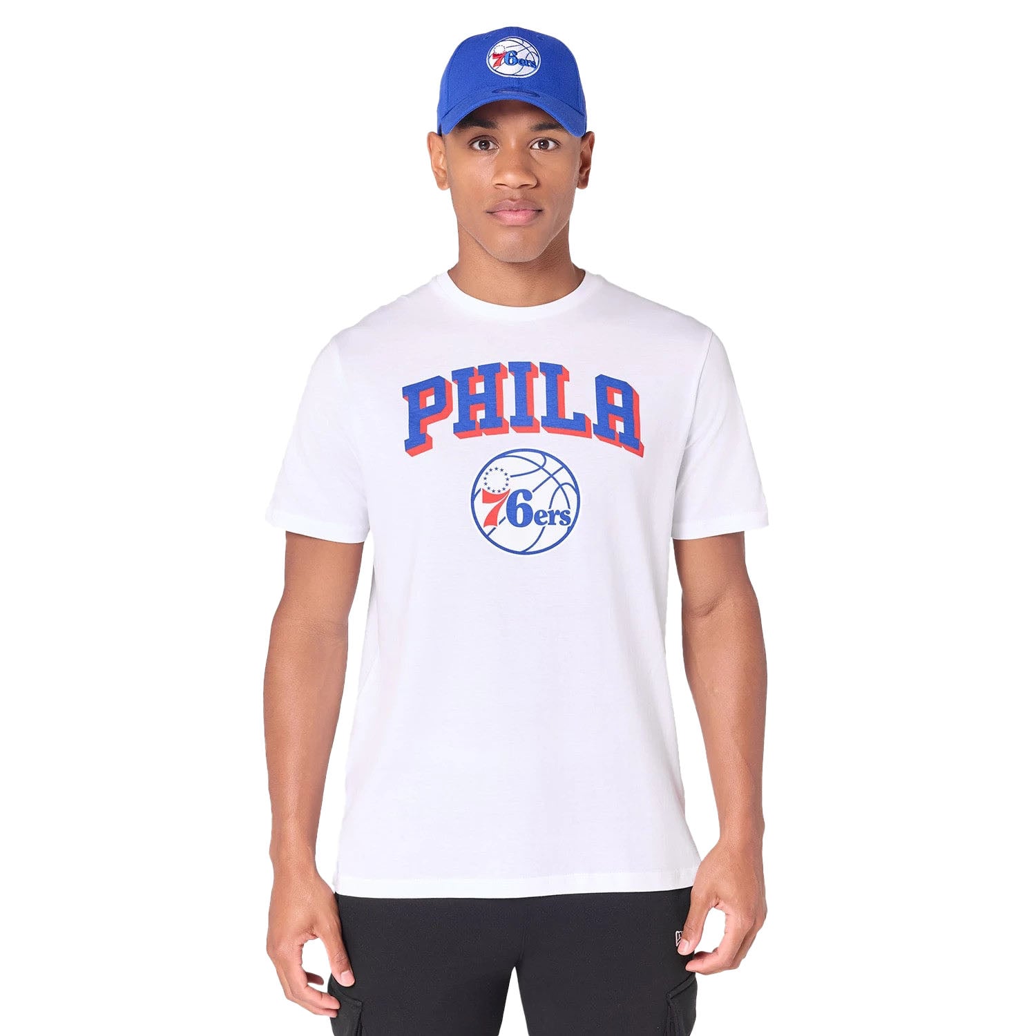 MĘSKI T-SHIRT NOS NBA REGULAR TEE PHI76E BIAŁY (60505474) MĘSKI T-SHIRT NOS NBA REGULAR TEE PHI76E BIAŁY (60505474)
