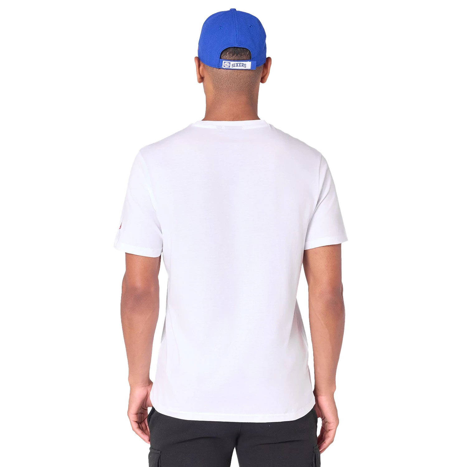 MĘSKI T-SHIRT NOS NBA REGULAR TEE PHI76E BIAŁY (60505474)