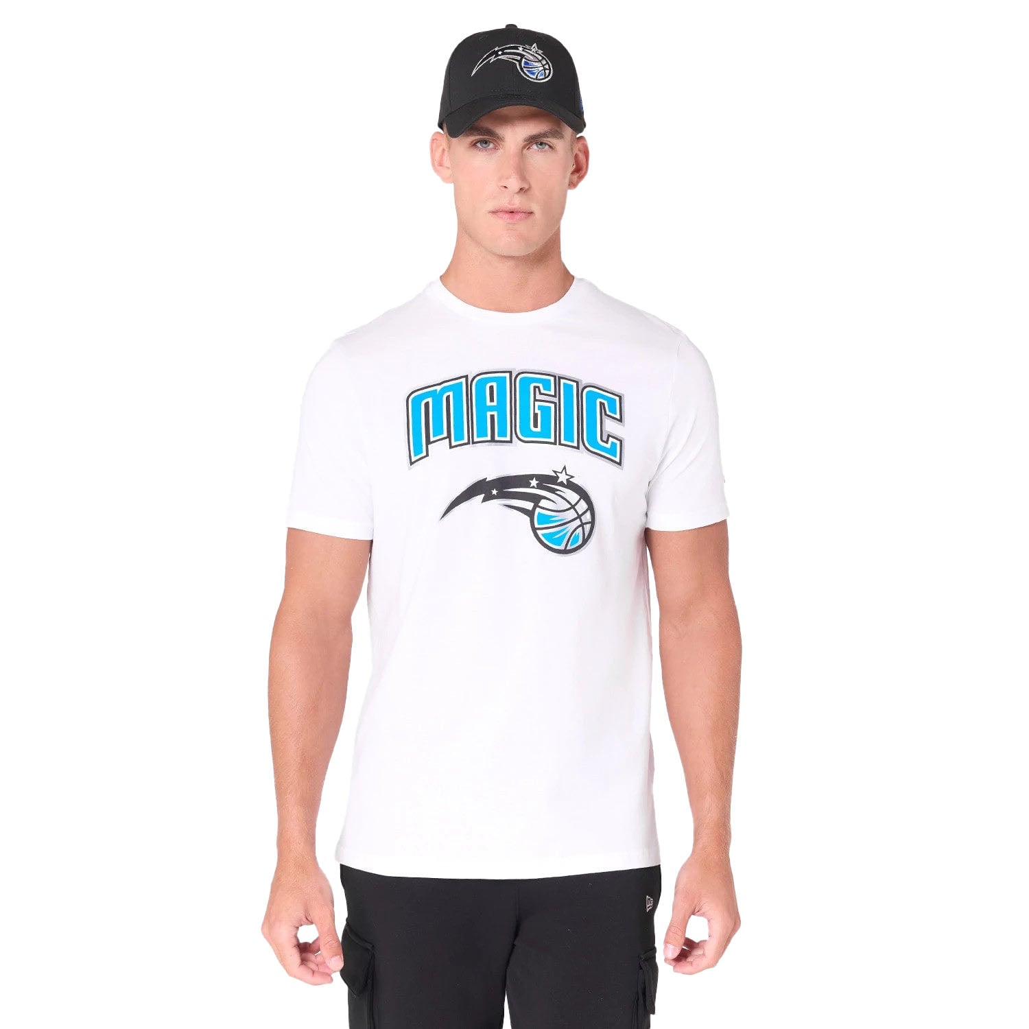 MĘSKI T-SHIRT NOS NBA REGULAR TEE ORLMAG WHI (60505454) MĘSKI T-SHIRT NOS NBA REGULAR TEE ORLMAG WHI (60505454)