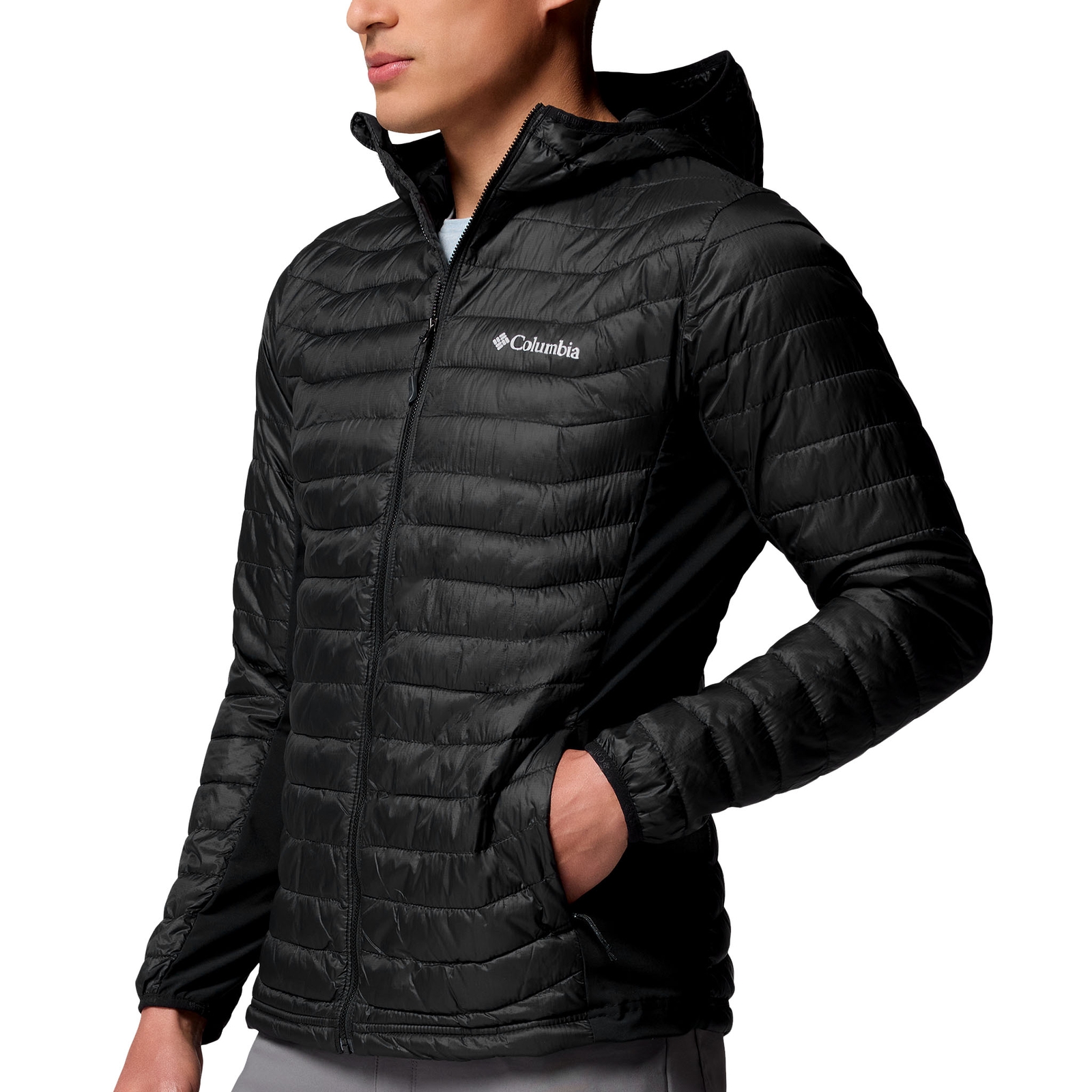 HERREN STEPPJACKE POWDERPASS HYBRID HOODED JACK (2126101-010) HERREN STEPPJACKE POWDERPASS HYBRID HOODED JACK (2126101-010)