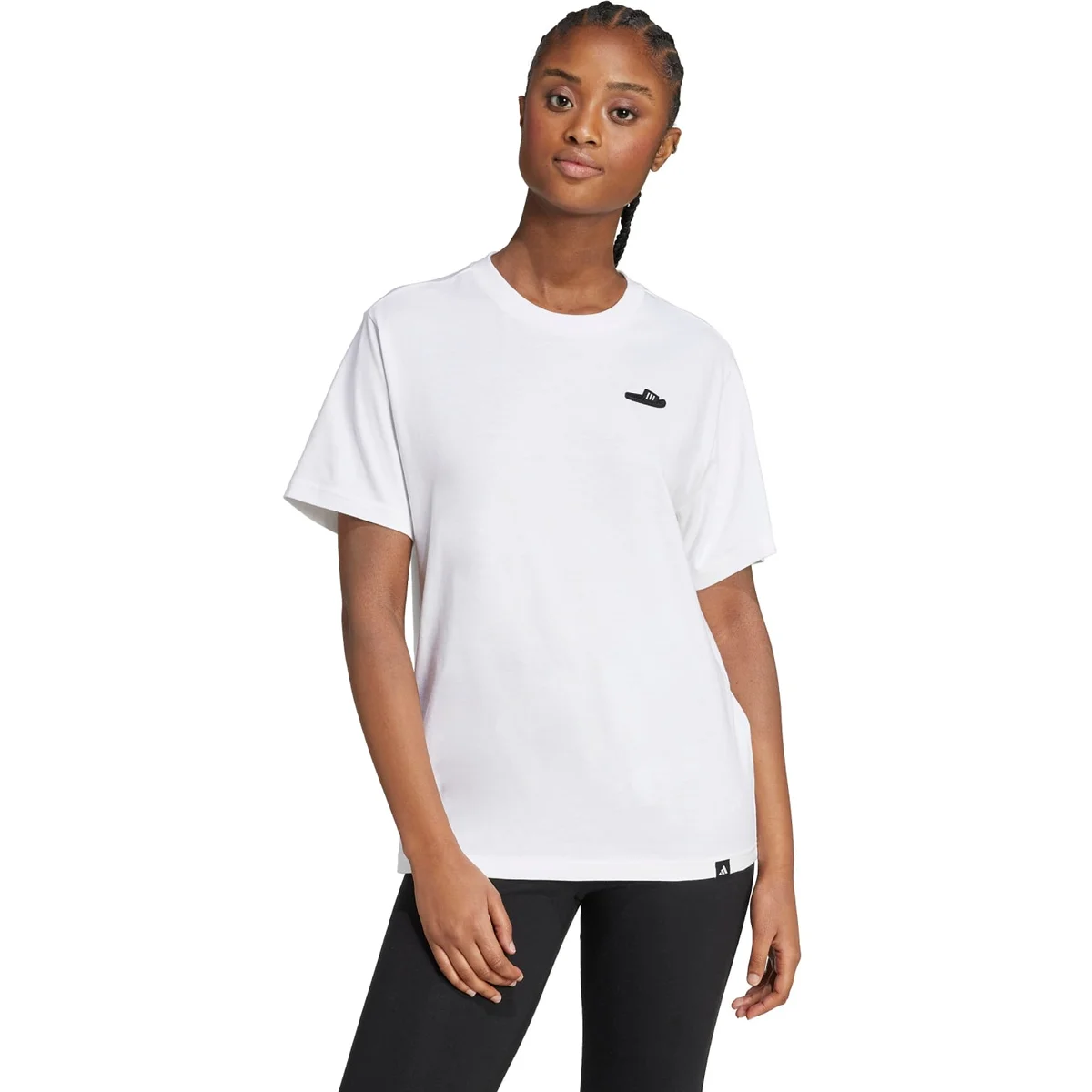 DAMEN T-SHIRT SLIDE TEE (JY8687)