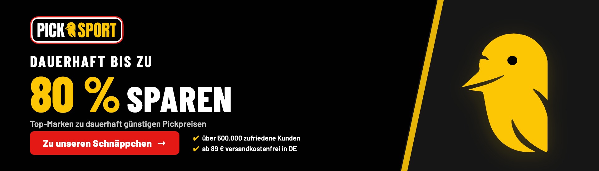 Picksport Aktion: Dauerhaft bis zu 80% sparen